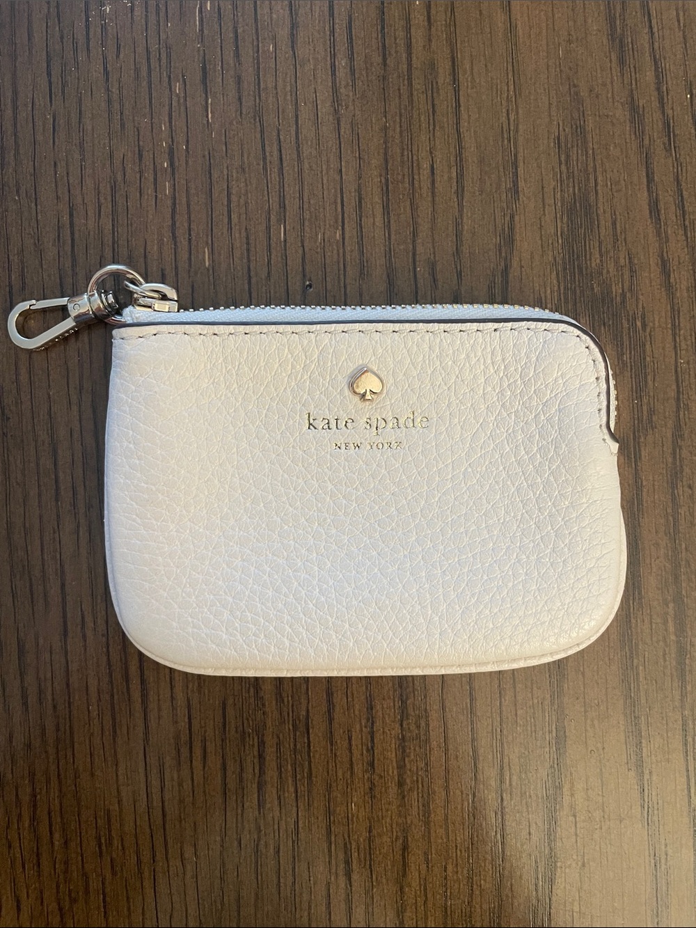 Kate Spade White Leather Coin Purse